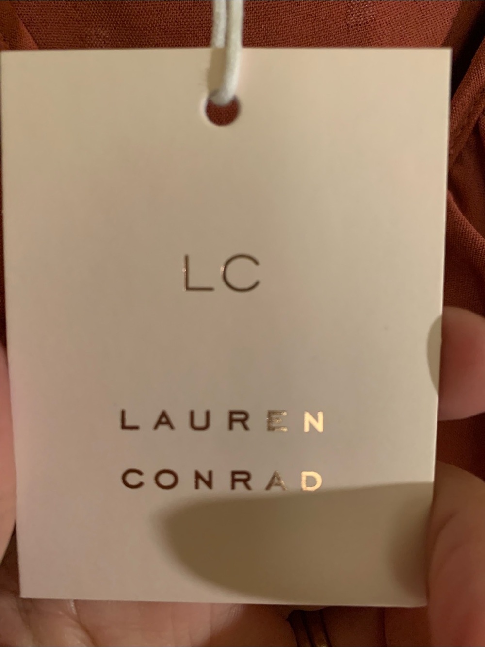 LC Lauren Conrad Ruffle V-Neck Top - Picture 4 of 5